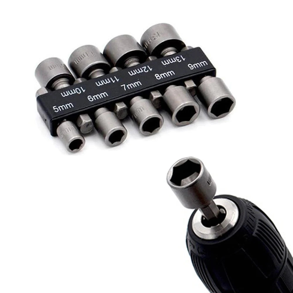 Powerful Socket Inner Hexagonal Wrench Hexagonal Handle Screwdriver Socket Extension Rod Pneumatic Screwdriver Insert Tool Set