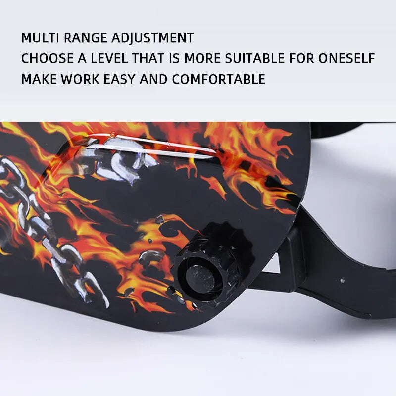 AIRAJWelding Mask Welder Protection Head Worn Solar Automatic Dimming Welding Cap Multifunctional Professional Welding Equipment