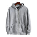 Loose Fit Zipper Hoodie Sweatshirt