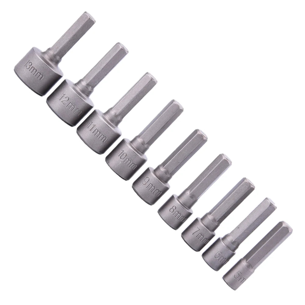 Powerful Socket Inner Hexagonal Wrench Hexagonal Handle Screwdriver Socket Extension Rod Pneumatic Screwdriver Insert Tool Set