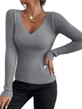 Women’s Slim V-Neck Sweater