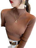 Women’s Slim Mock Neck Sweater