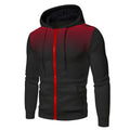 Men’s Polka Dot Hooded Zipper Hoodie