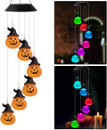 Halloween Solar Pumpkin Lantern & Skeleton Pendant Light