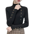 Women’s Button Half-Collar Sweater