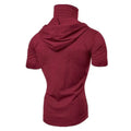 Men’s Short Sleeve Hooded Hoodie