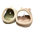 Cartoon Deep Sleep Cat Bed