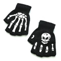 Kids Luminous Skull Gloves