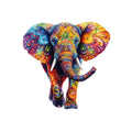 Colorful Elephant Wooden Puzzle for Adults